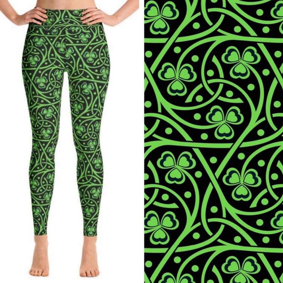 shamrock running tights